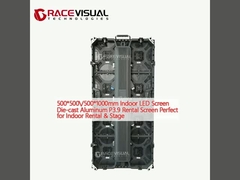 500*500/500*1000mm 실내 LED 스크린 다이 캐스트 알루미늄 P3.9 렌터 스크린 실내 렌터 & 스테이지에 적합