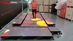 크리에이티브 LED 인터랙티브 댄스 플로어 #leddancefloor #leddisplay #interactive