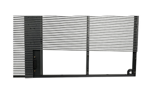 P3.9-7.8 높은 밝기 5500nits 및 3840Hz 갱신 속도와 투명한 야외 LED 디스플레이