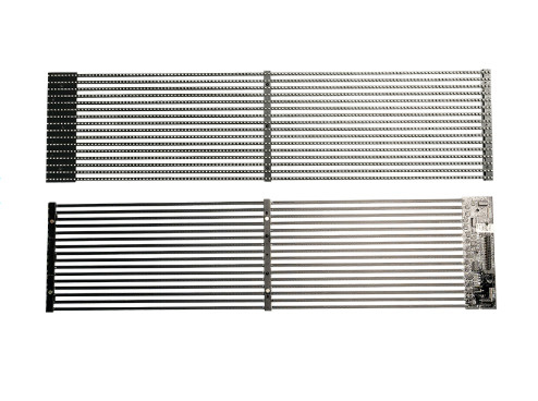 P3.9-7.8 높은 밝기 5500nits 및 3840Hz 갱신 속도와 투명한 야외 LED 디스플레이
