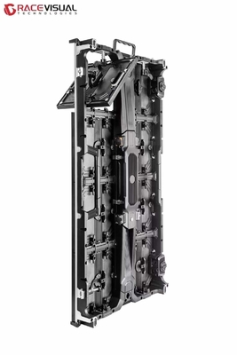 렌트 LED 디스플레이 외관 풀 컬러 P2.97mm 500×1000mm 다이 밸스트 알루미늄, 전면 정비
