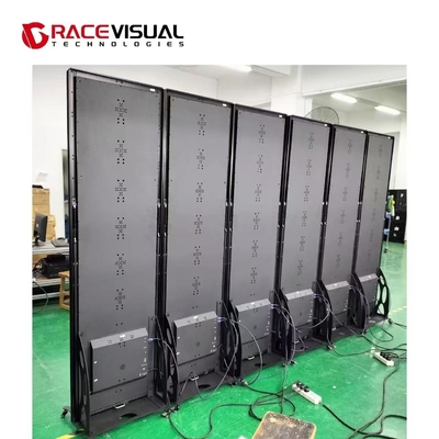 3840hz 높은 갱신 속도 가벼운 무게 실내 풀 컬러 LED 포스터 화면 48kg / 조각 바퀴 토템과 함께