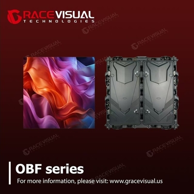 야외 빌보드 전면 전면 서비스 고정 LED 디스플레이 HD 해상도 IP65/IP54 다이 캐스팅 알루미늄 OBF 시리즈
