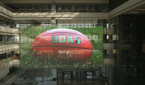 TSF 시리즈 P3.97.8 투명 LED 디스플레이 3840Hz 갱신 속도, 500×1000mm 패널, 고해상도 시각적 기능에 이상적입니다.