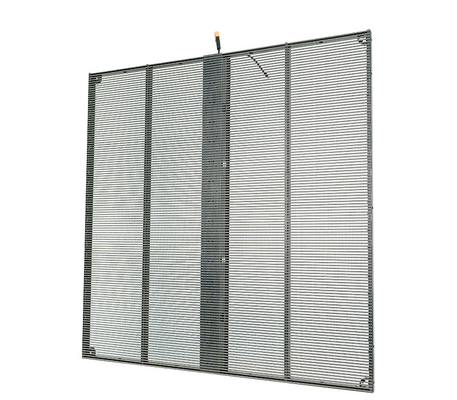 TSF 시리즈 P3.97.8 투명 LED 디스플레이 3840Hz 갱신 속도, 500×1000mm 패널, 고해상도 시각적 기능에 이상적입니다.