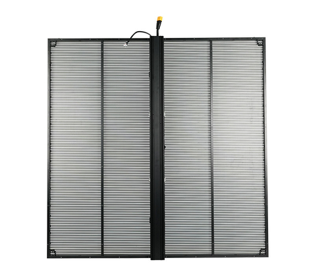 TSF 시리즈 P3.97.8 투명 LED 디스플레이 3840Hz 갱신 속도, 500×1000mm 패널, 고해상도 시각적 기능에 이상적입니다.