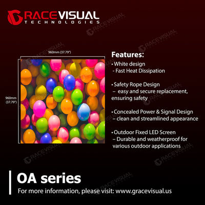 산업용 5.7mm 옥외 LED 디스플레이 시스템 IP66 방수 인증 | 고휘도 성능 | 극한 환경 조건에 맞게 설계