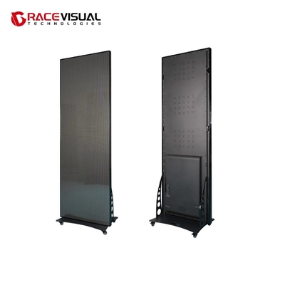 P2.5mm 디지털 디스플레이 토템 실내 화면 640 x 1920 mm 인터랙티브 포스터 3840 Hz 높은 갱신 속도 WiFi 제어 회전 스탠드 이벤트