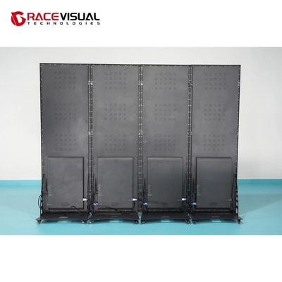 원격 제어 IP 시리즈 휴대용 LED 디스플레이 1.2mm 2.5mm 픽셀 피치 초 슬림 35kg 디자인 모바일 클라우드 액세스 IP40/IP21 등급
