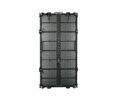 7680Hz 갱신 속도 초명성 P3.97.8 임대 LED 화면 5000nits 밝기 실내외용 높은 투명성