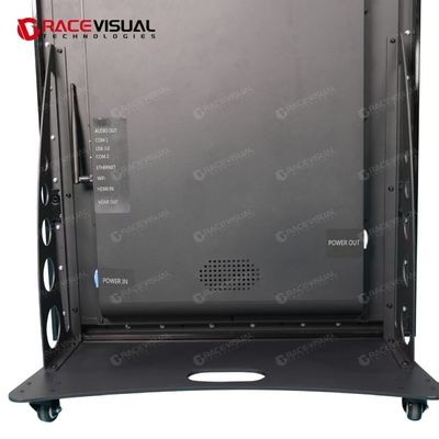 90° 각 스플라이싱 실내 광고 LED 디스플레이 및 PC 소프트웨어 제어 옵션과 함께 간소화된 모바일 배포