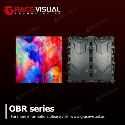 OBR 시리즈 야외 LED 디스플레이 960x960mm 다이 캐스팅 알루미늄 캐비닛, 5000nits, 3840Hz 갱신