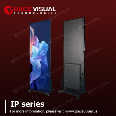 프리미엄 P2.5 실내 LED 포스터 16비트 컬러, 7680Hz 리프레시, 그리고 우아한 디지털 사이니지를 위한 모바일 스탠드를 갖춘 640×1920mm 초느다란 디스플레이