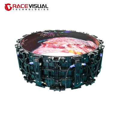 IRDF 시리즈 유연 실내 LED 디스플레이 – P1.9mm, P2.6mm, P2.9mm, P3.9mm | 7680Hz 재생률 | ±45° 조절 가능 패널