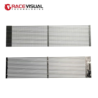 GRACEVIS TS-F 투명한 LED 디스플레이 600-5500nits 높은 밝기 100000hrs 수명