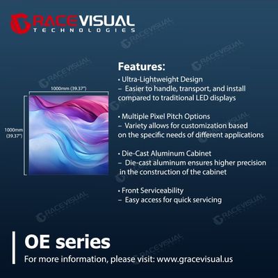 In-Stock in Europe! OE Series Outdoor LED Display - Safe, Durable & High-Performance for Your Advertising Needs