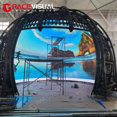 고성능의 FX LED 패널 160° 뷰 앵글, 10만 시간 수명, CE/ETL 인증, 다이내믹 아키텍처 및 부스 설치용 가벼운 자기 장착